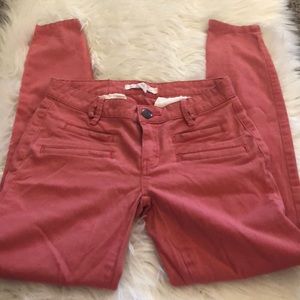 BCBG Generation salmon high rise skinny jeans